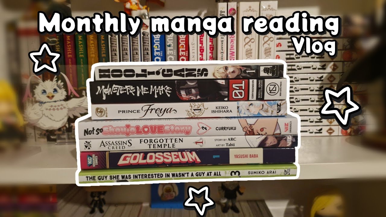 Monthly manga reading vlogs January 2026 // first reading vlog of the year