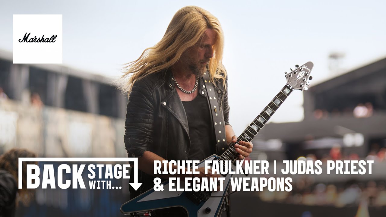 За кулисами с Ричи Фолкнером из Judas Priest и Elegant Weapons | Studio Jubilee | Marshall