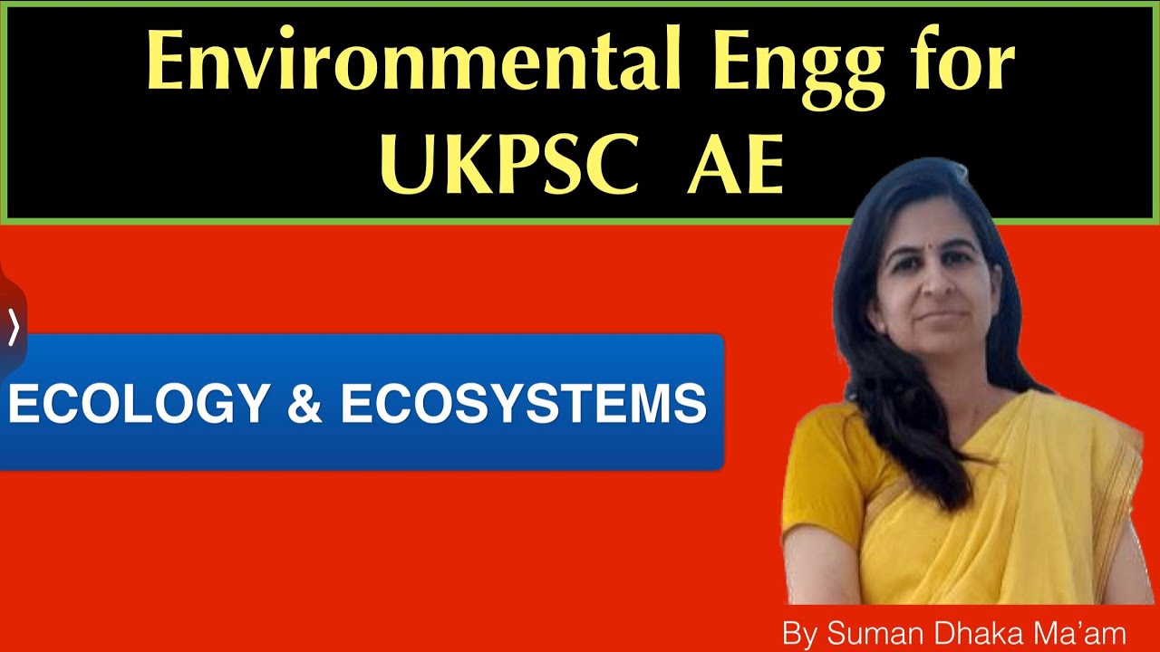 Ecology and Ecosystems for UKPSC AE || #ukpsc_ae #ecology