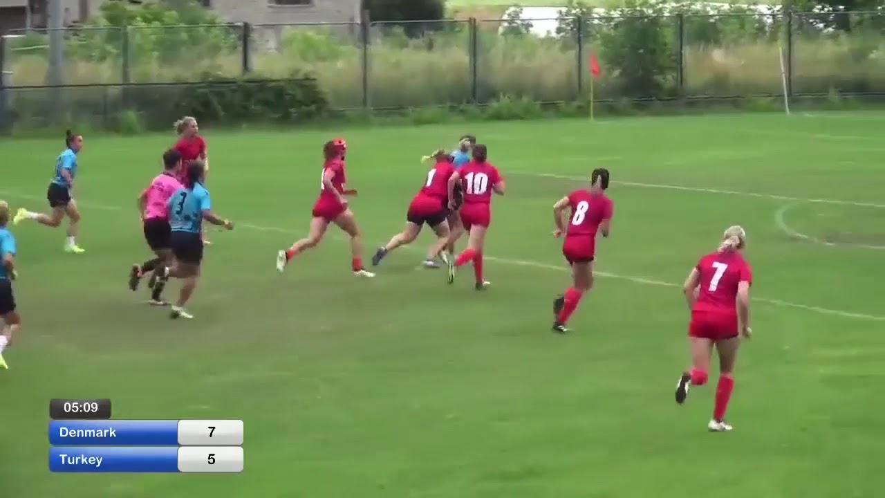 Turkey vs denmark(rugbyeurope_2018_women7s_conference1_CUP QUARTER-FINALS)kadın ragbi milli takım