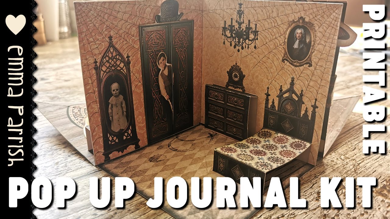 Victorian Haunted House Pop Up Journal Book Tutorial