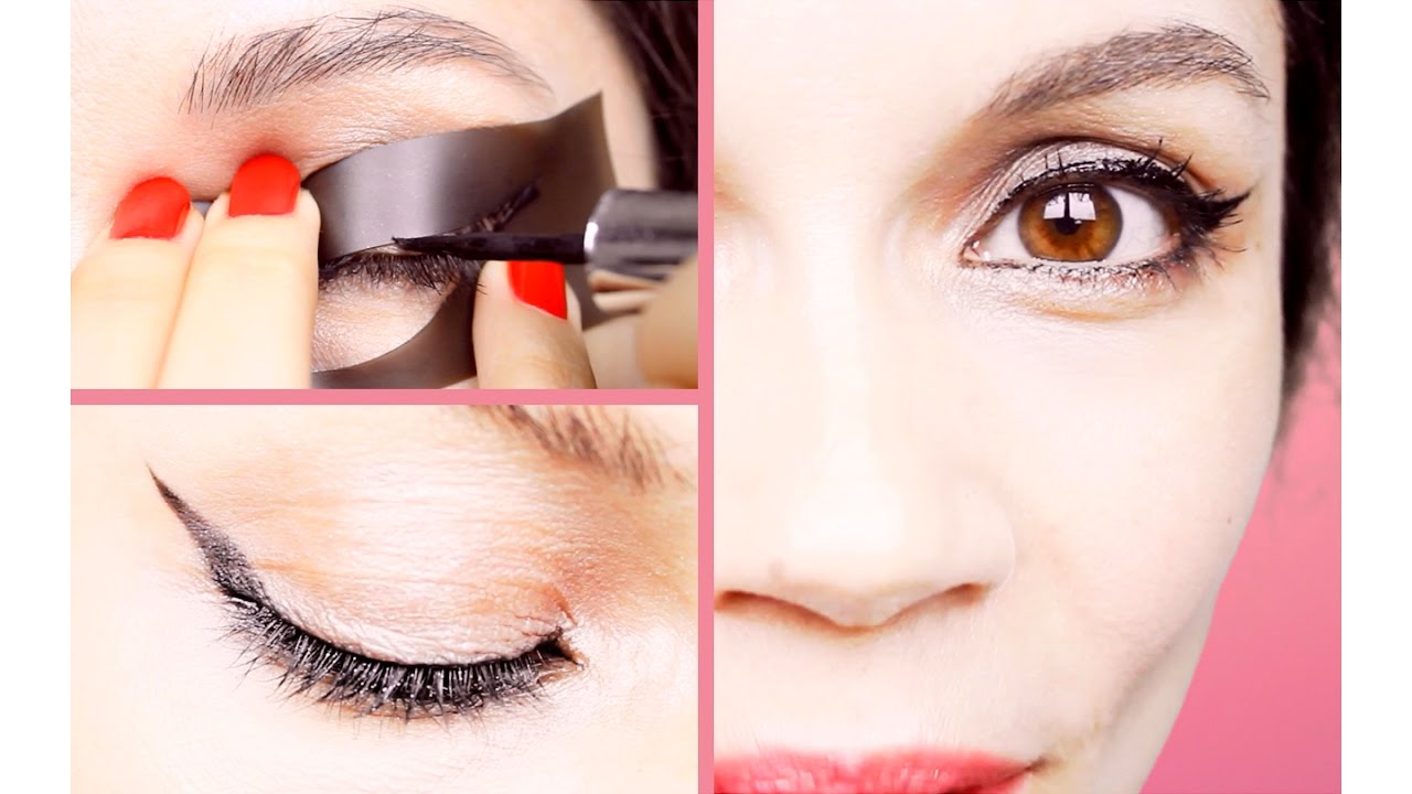 Delineado de ojos perfecto | TRUCO: Plantilla casera (DIY)