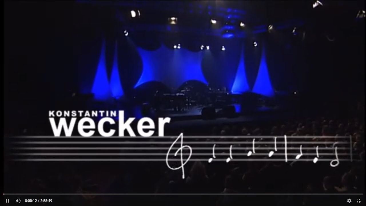 Konstantin Wecker - Geburtstags - Jubiläumskonzert   