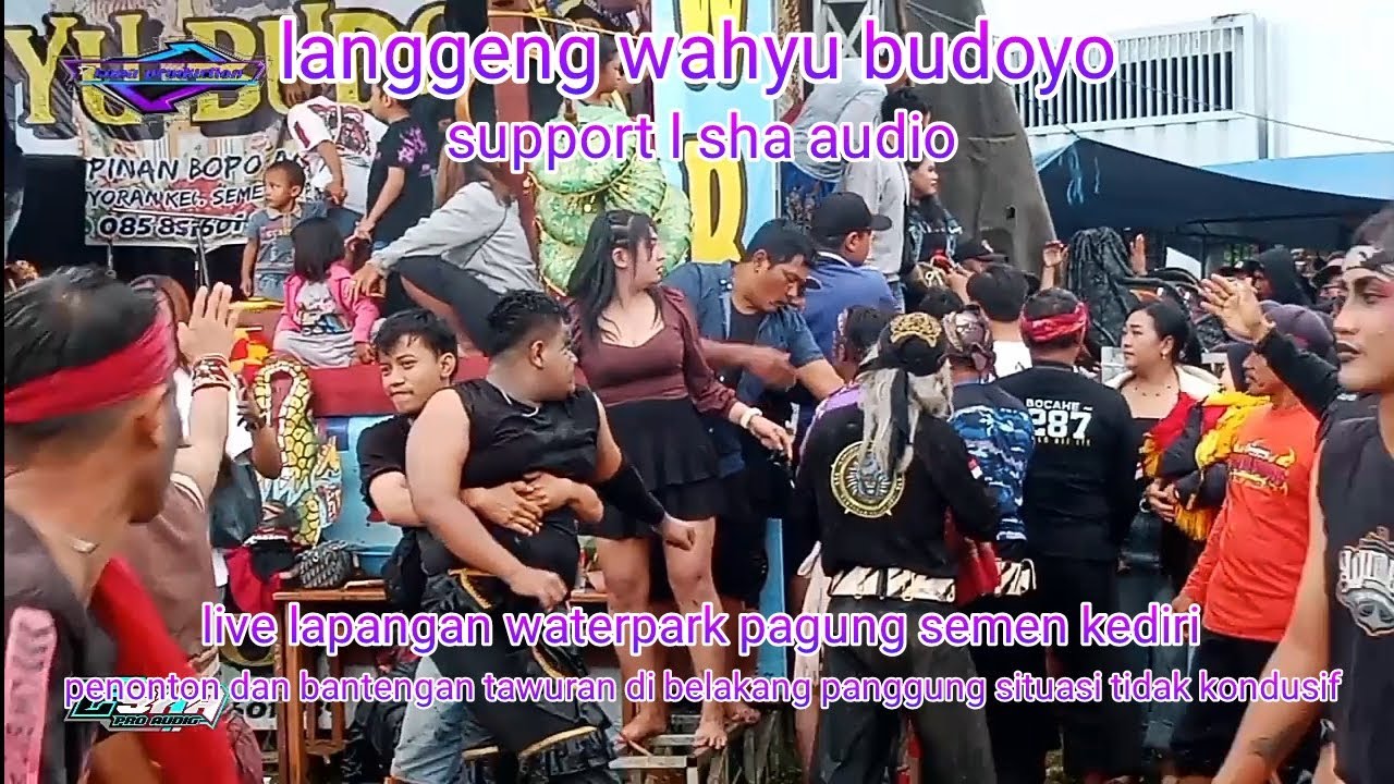 kewan alas banteng suro langgeng wahyu budoyo ft l sha audio - live waterpark pagung semen kediri