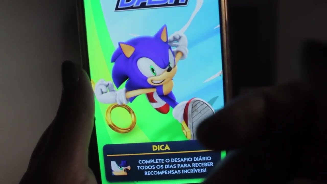 🎧 ASMR (Português) - Jogando Sonic Dash [Vídeo para dar sono/sussurros,/Whispering.]😴💤
