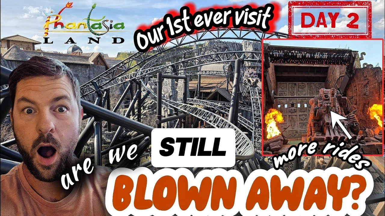 DAY 2: Phantasialand Vlog 2025 - DAY 2 | MORE rides | Shows and Food - WHAT A PARK! 😯🎢❤️