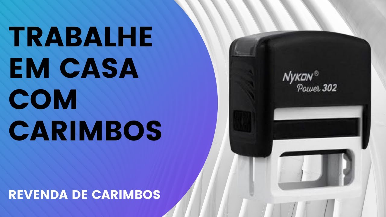 Como trabalhar com carimbos - Renda extra com carimbos - Trabalhe em Casa com carimbo personalizado