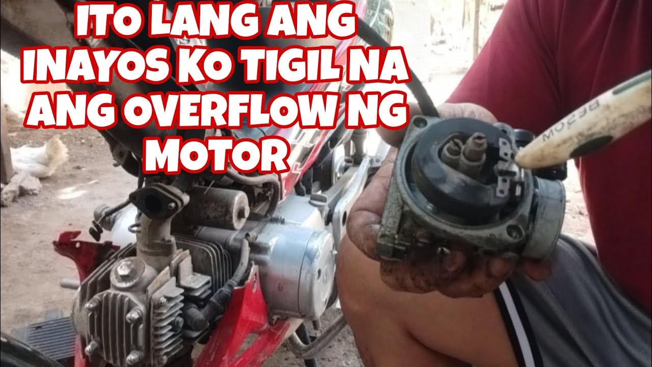 PAANO PATIGILIN ANG PAG OVERFLOW NG MOTOR MGA KA WELDIR👍🏻💯