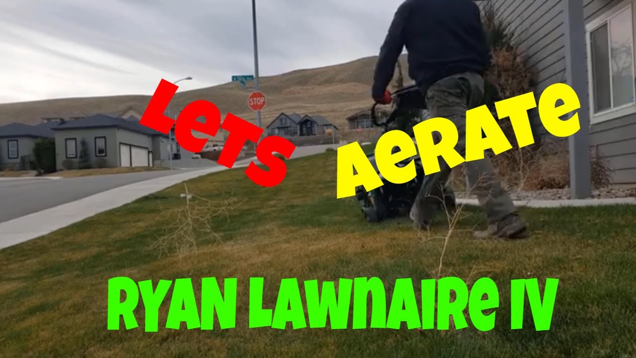 Ryan lawnaire IV Aerator Action