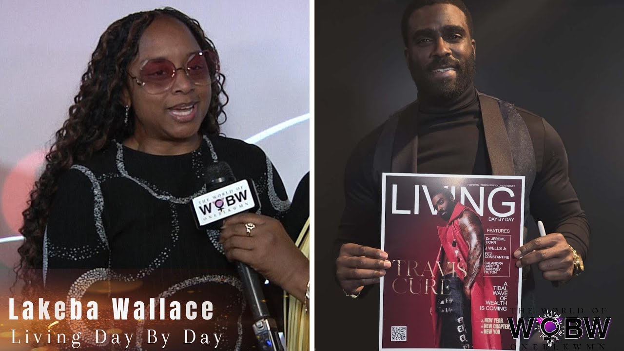 Lakeba Wallace-Living Day By Day Magazine talks Travis Cure on the Cover