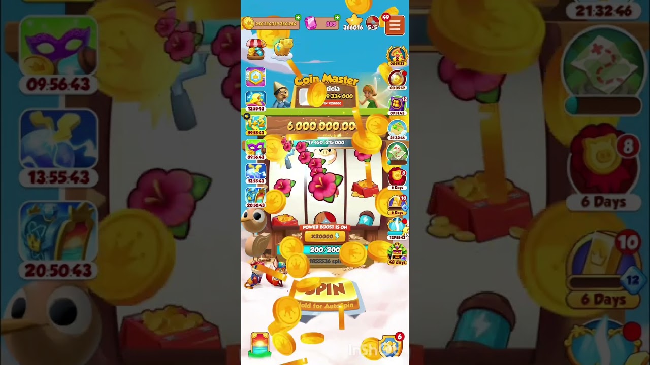 Coin master 20k auto play #video #coin master game play #coin master event #@QuiteAce
