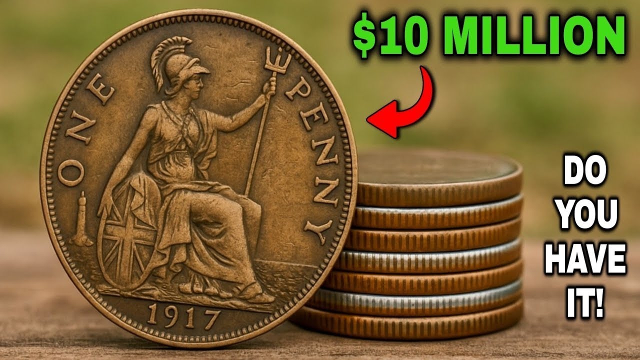 1917 UK ONE PENNY: Could This Old Coin Be Worth MUCH More Than You Think? | Rare Penny Value