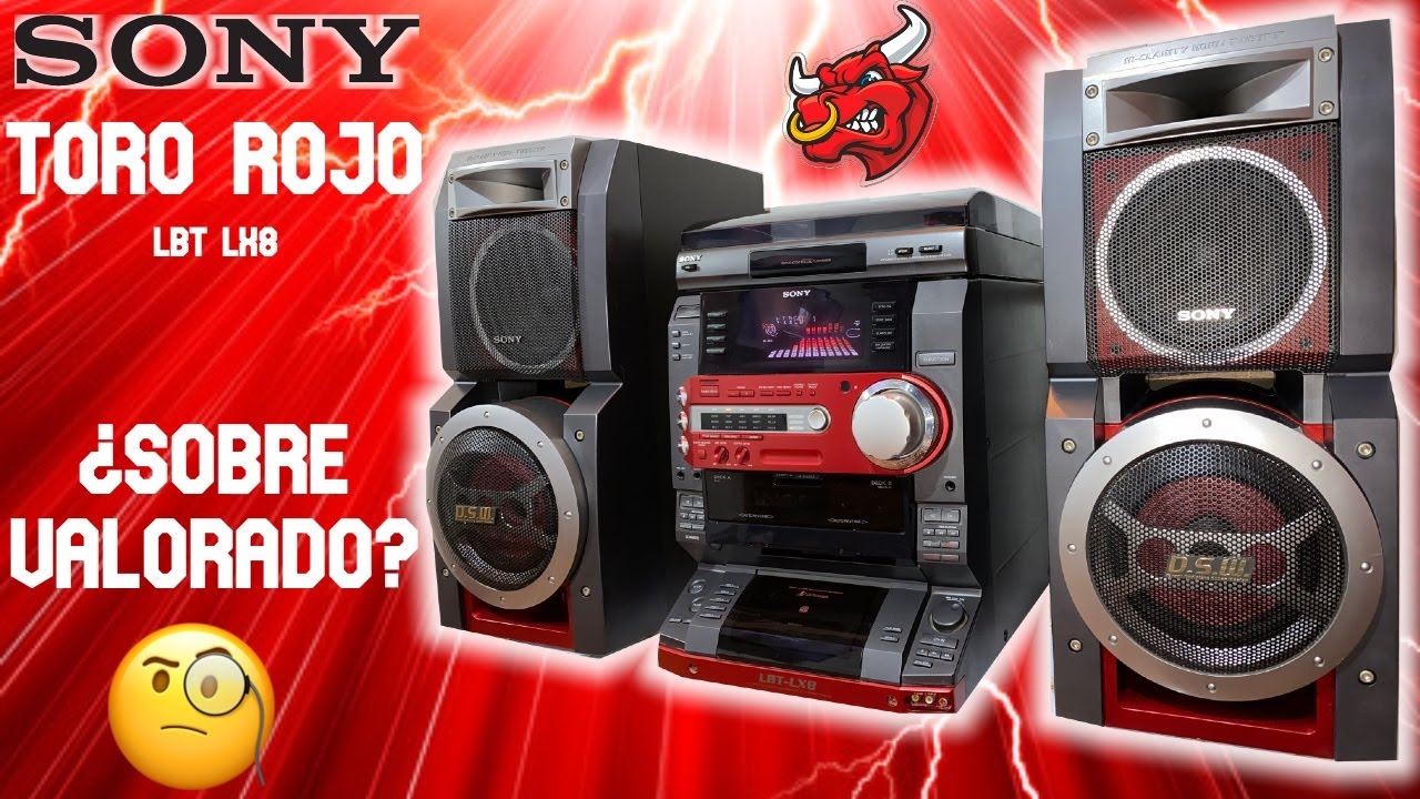 El mejor de todos los tiempos 😎 SONY LBT LX8 Toro rojo🐂🔴