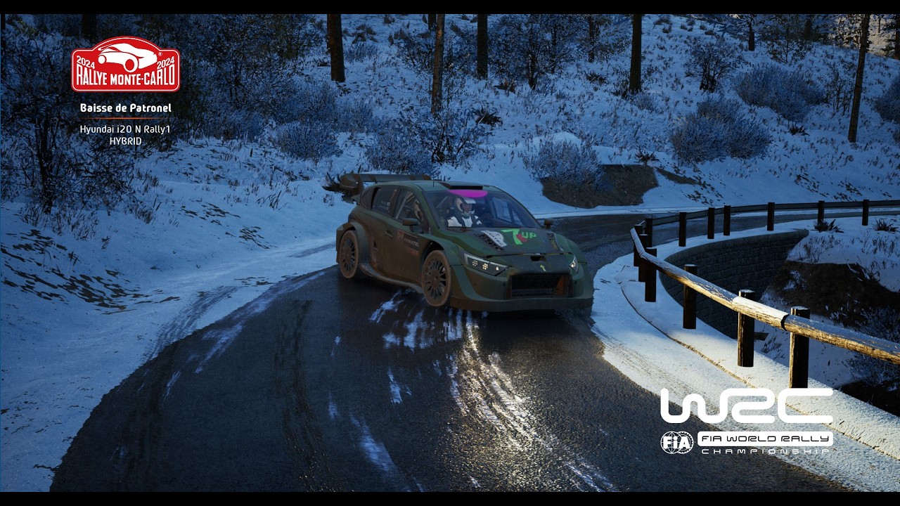 【EA WRC】 Rallye Monte-Calro   S1～S8, Hyundai i20 Rally1  ( Club: Official WRC)