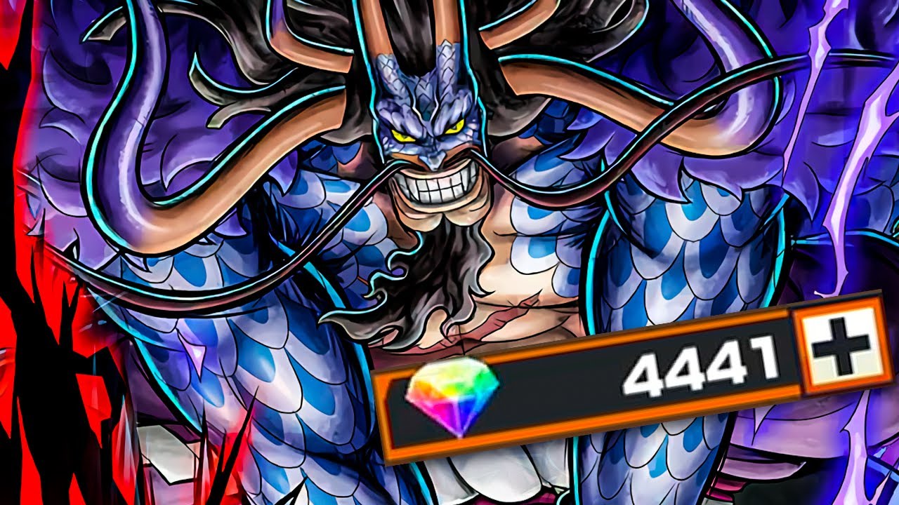 NOVO PERSONAGEM EX! GASTEI TUDO NO KAIDO HÍBRIDO NO MELHOR JOGO DE ONE PIECE PARA CELULAR... (0.2%)