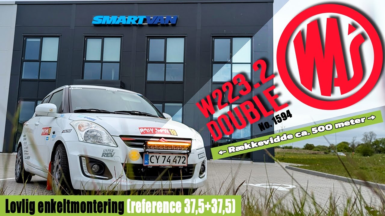 WAŚ PANTERA W223.2 DOUBLE (1594) - Solid LED-bar der kan klarer ALT + Mulighed for blitzblink