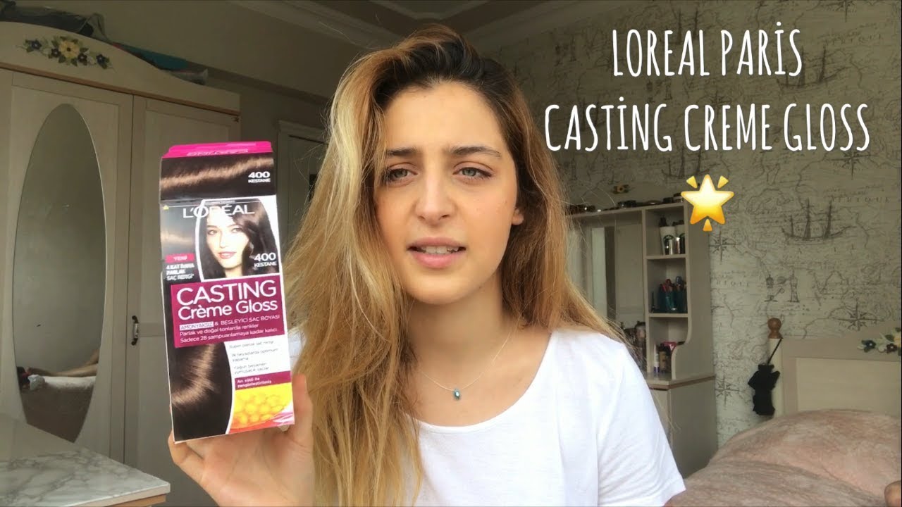 SAÇLARIMI BOYADIM ! LOREAL PARİS CASTİNG CREME GLOSS