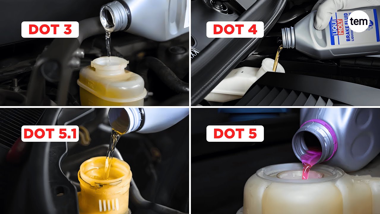 Какая тормозная жидкость лучше всего подходит для вашего автомобиля: DOT 3, 4, 5 и 5.1