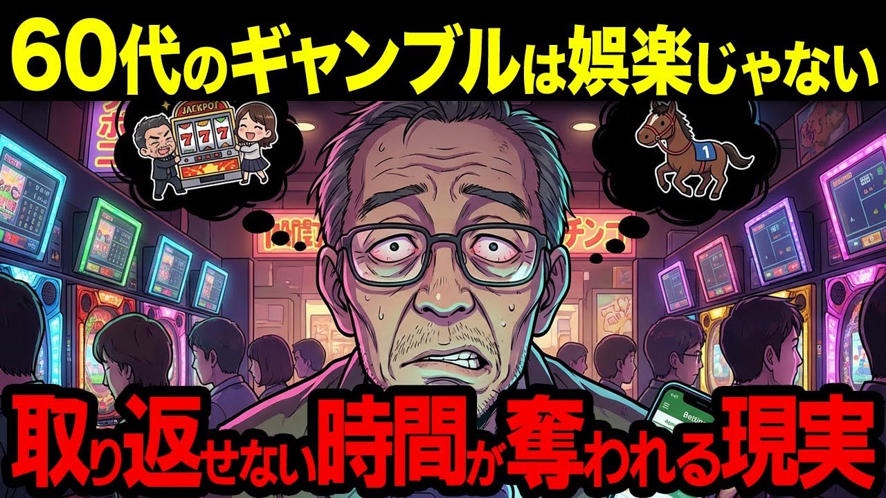 60代のギャンブルは娯楽じゃない。取り返せない時間が奪われる【シニア朗読雑学】