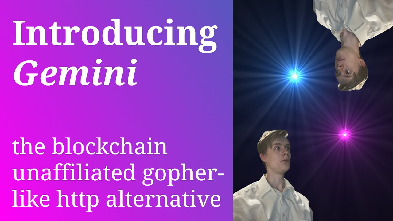 Introducing Gemini and the World of Alternative Internet Protocols