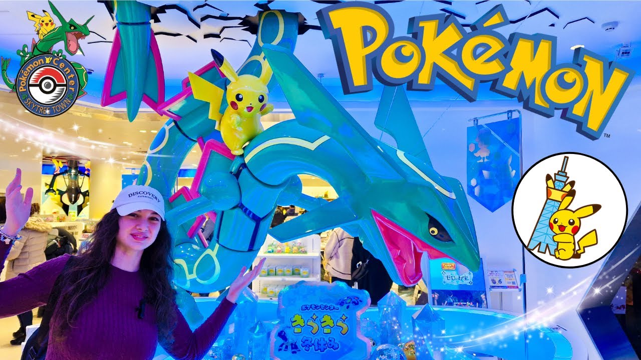 Visitiamo il POKEMON CENTER SKYTREE TOWN di TOKYO *devo trovare il Pikachu Peluche ESCLUSIVO*