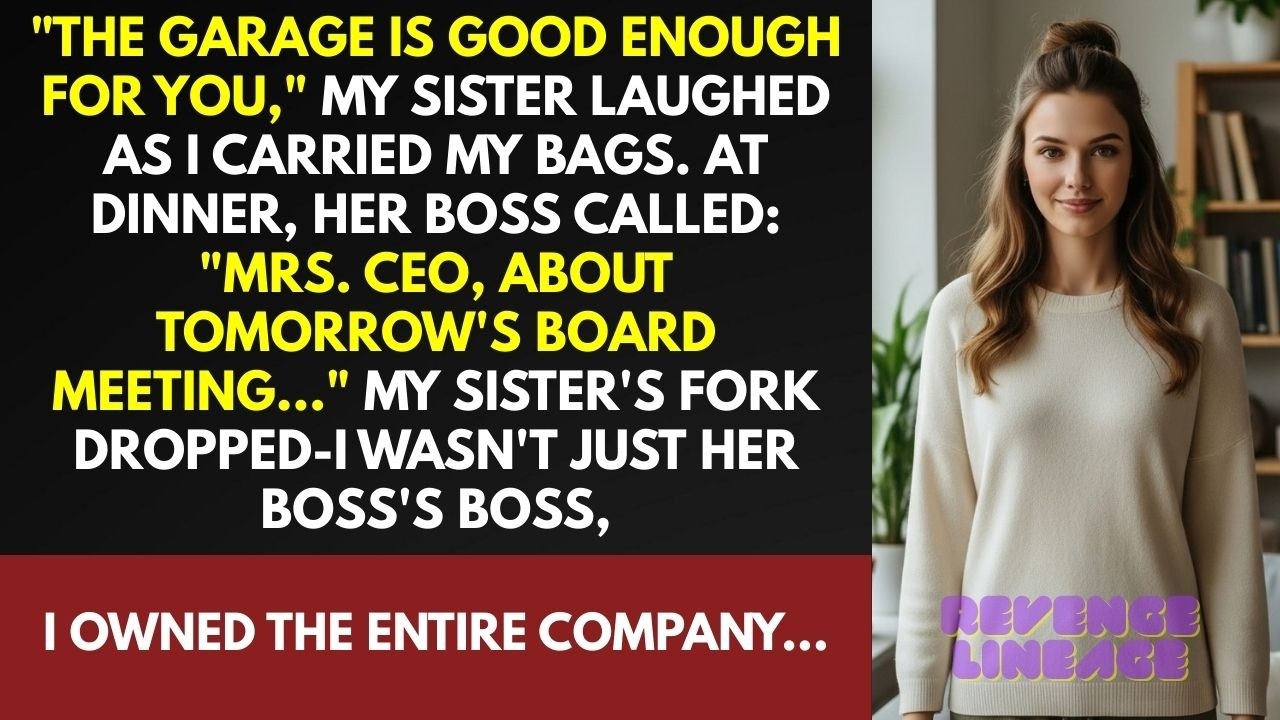 My Sister Made Me Sleep In The Garage At Christmas—Then Her Boss Called Me 