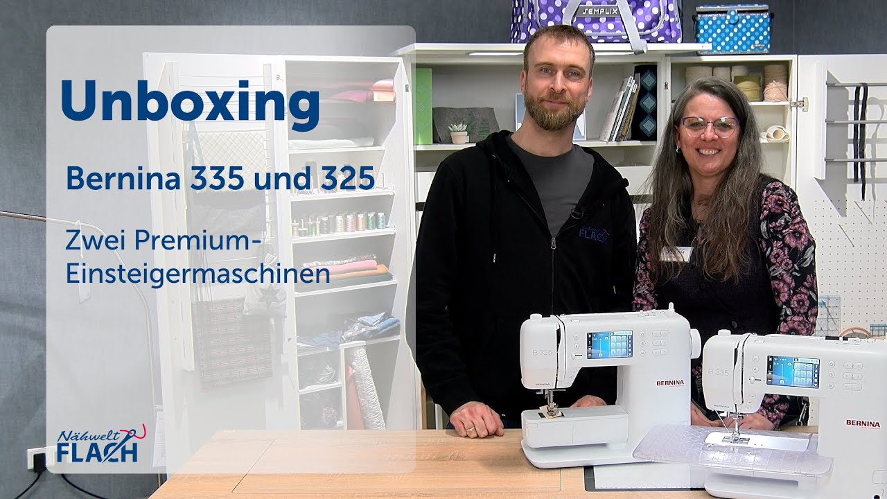 Bernina 335 und 325 im Unboxing | Attraktive Einsteigermodelle aus der Schweiz