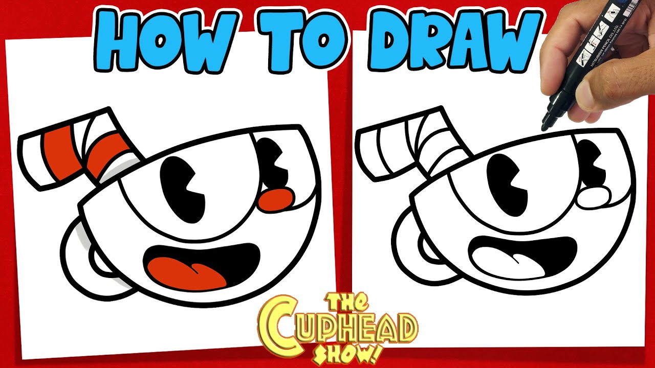 How To Draw Cuphead From Netflix's The Cuphead Show