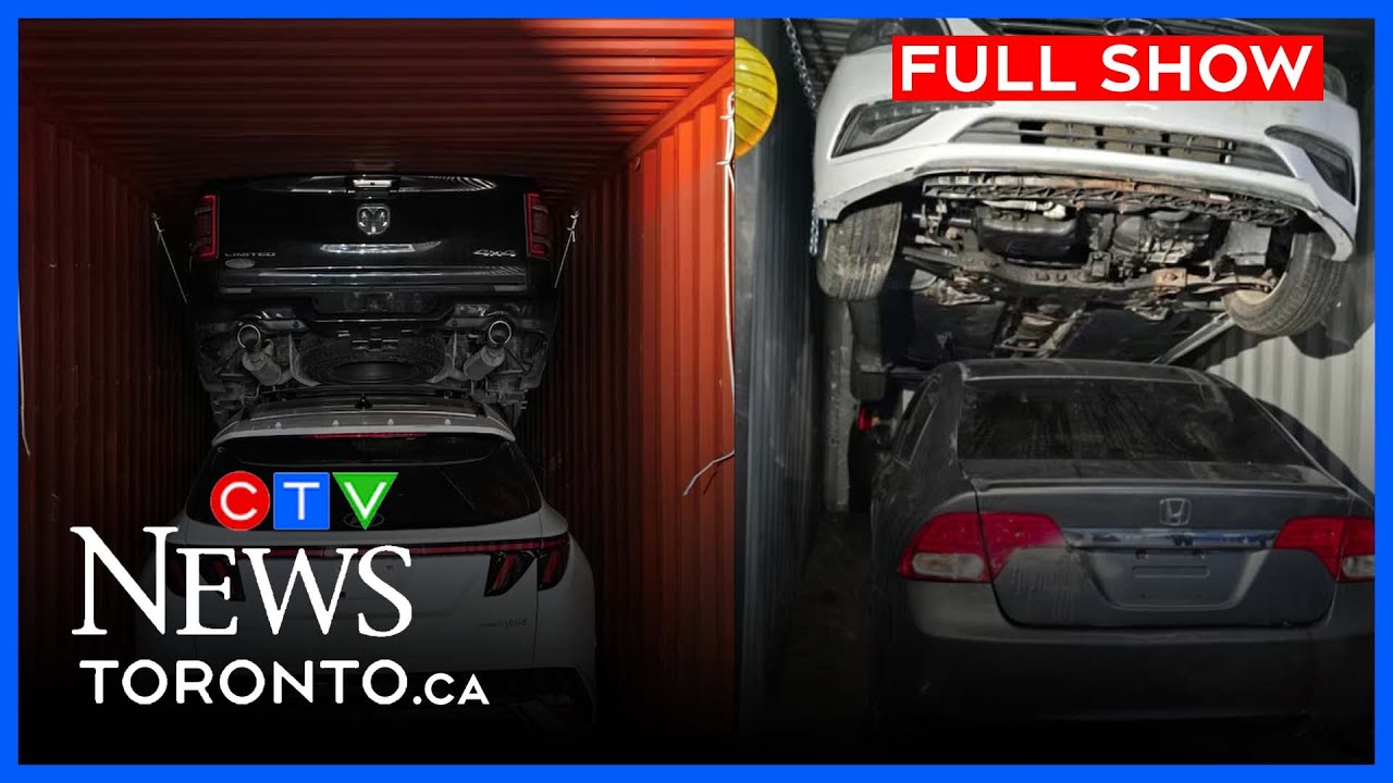 20 people charged in international auto theft ring | CTV News Toronto at Noon for Dec. 17, 2025