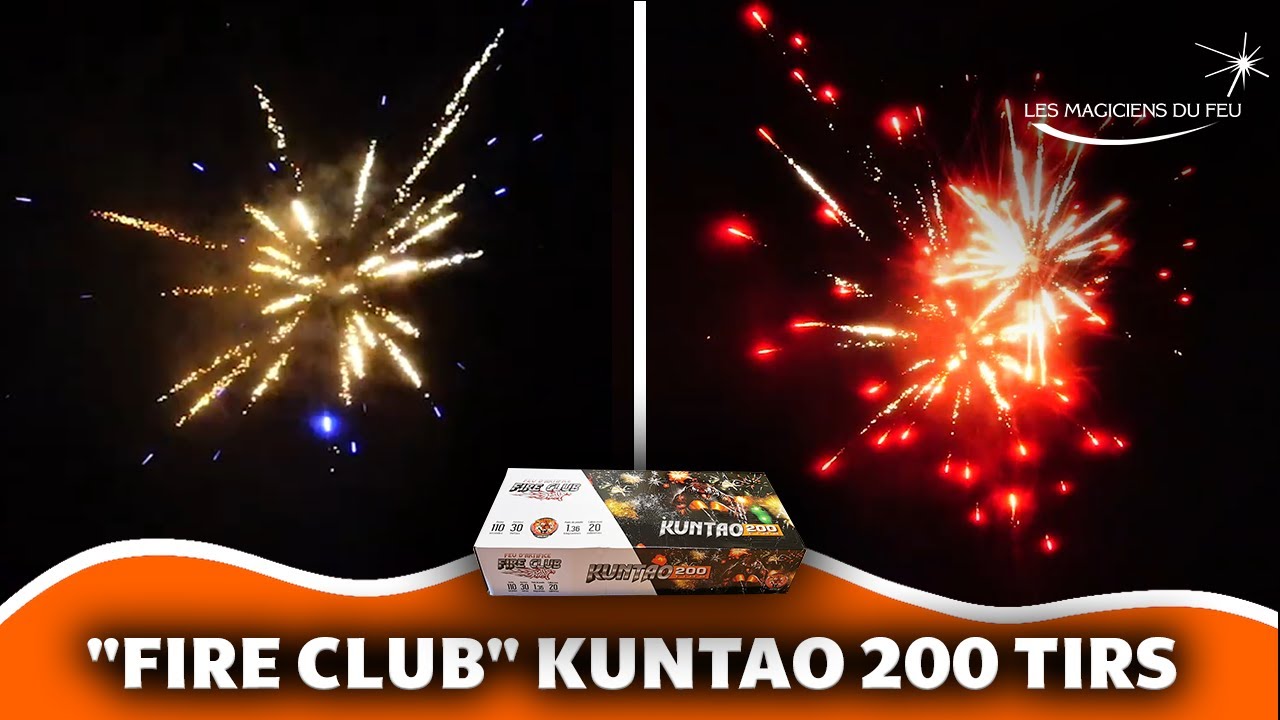 Feu d'Artifice Automatique - Fire Club KUNTAO 200 tirs