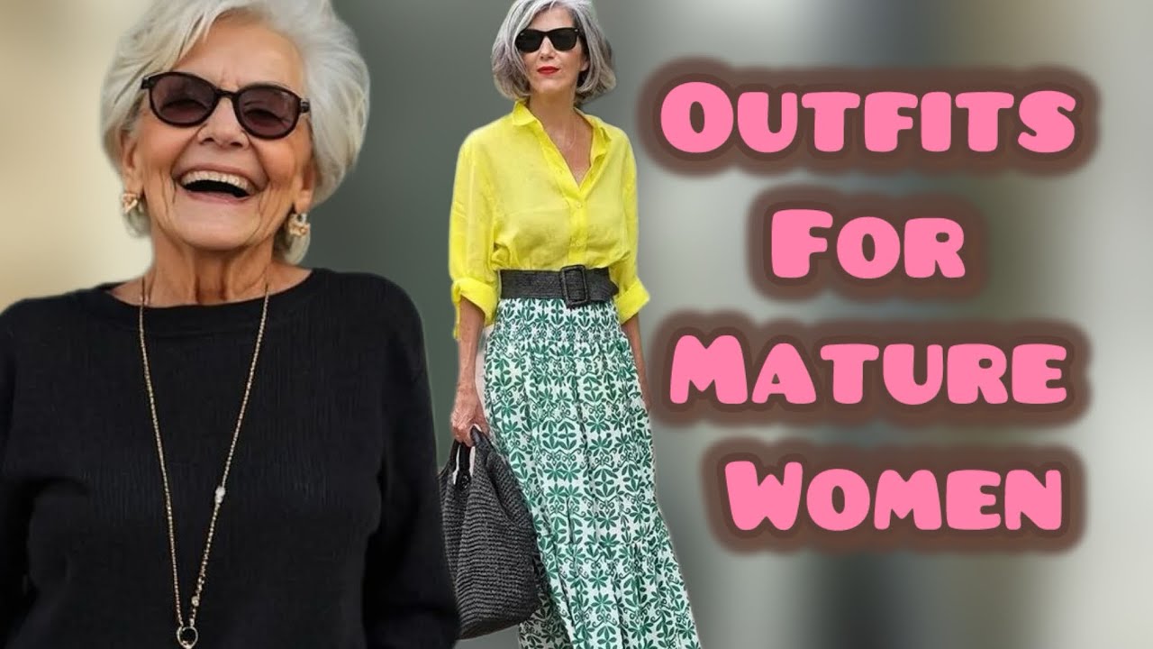 🌼Natural Older Women OVER 50 60 70 || Ageless Fashion for Women Over 50-60-70 || #outfitideas #style