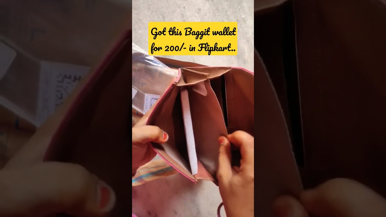 Got this Baggit wallet worth of rs.1190/- to Rs.200/- in Flipkart #shortsfeed #ytshorts #shortsviral