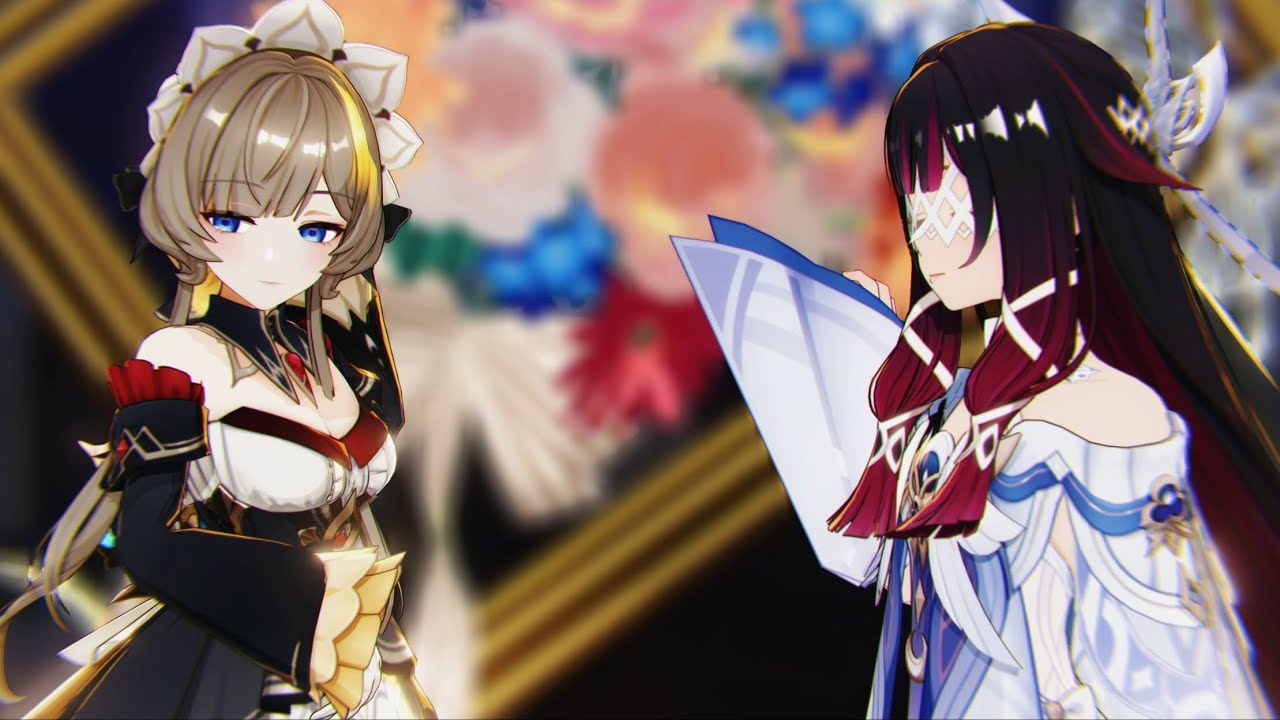 Genshin Impact｜Bloody Groovy｜Sandrone × Columbina #Sandrone #Columbina #GenshinImpact #Genshin #MMD