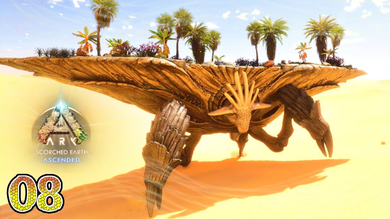J'AI TROUVÉ L'OASISAUR UNE NOUVELLE CRÉATURE !! [ASA SCORCHED EARTH EP-08]