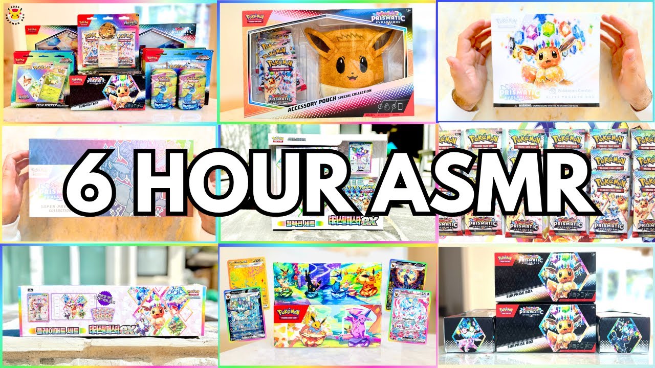 ASMR | Pokemon Card Opening Compilation
