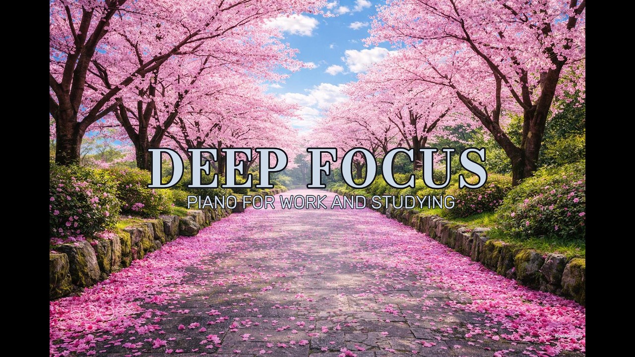 Study & Reading Piano Music | Calm Soft Piano for Focus, Books & Deep Concentration