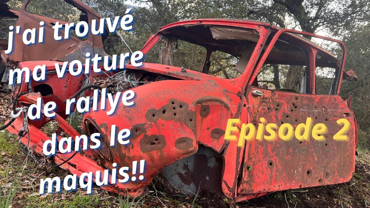 Une Mini Cooper de rallye nait dans le maquis Corse. j'attaque la caisse en time lapse! Partie 2