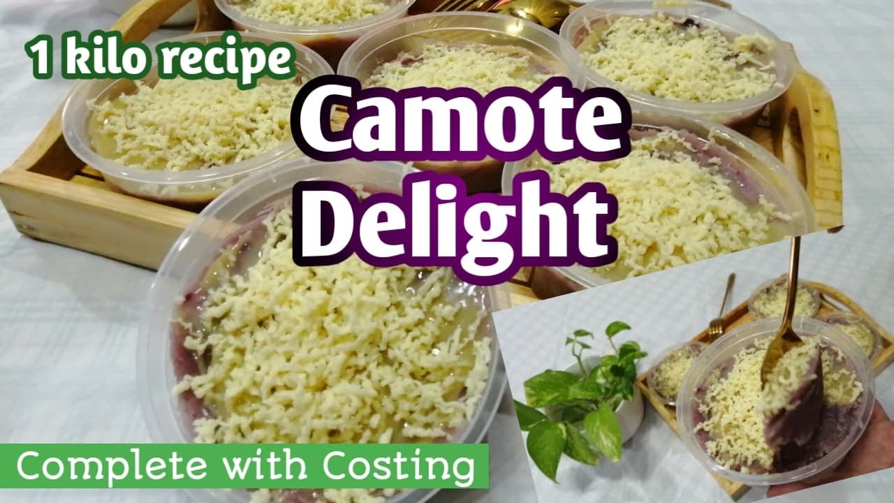 1 Kilo ng Kamote Gawin nating Masarap na Dessert | Camote Delight Pang Negosyo Complete w/ Costing