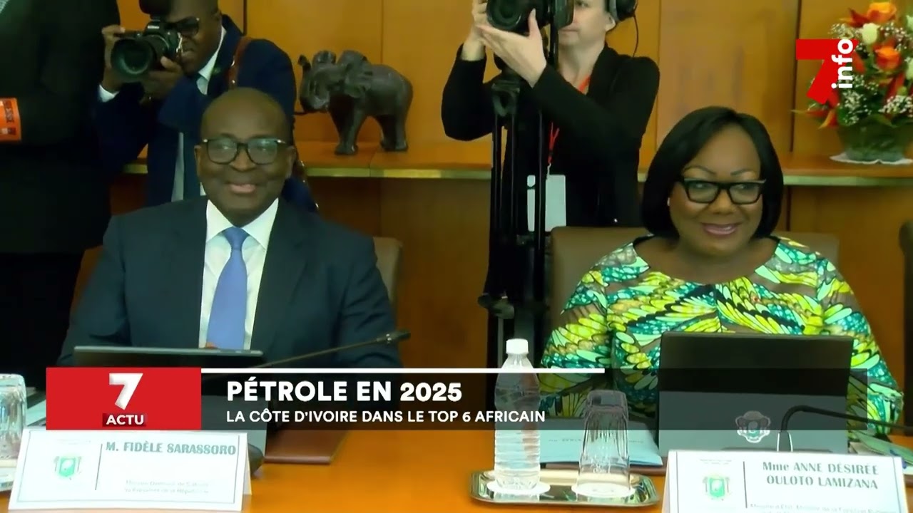 Pétrole en 2025 : la Côte d'Ivoire dans le top 6 africain