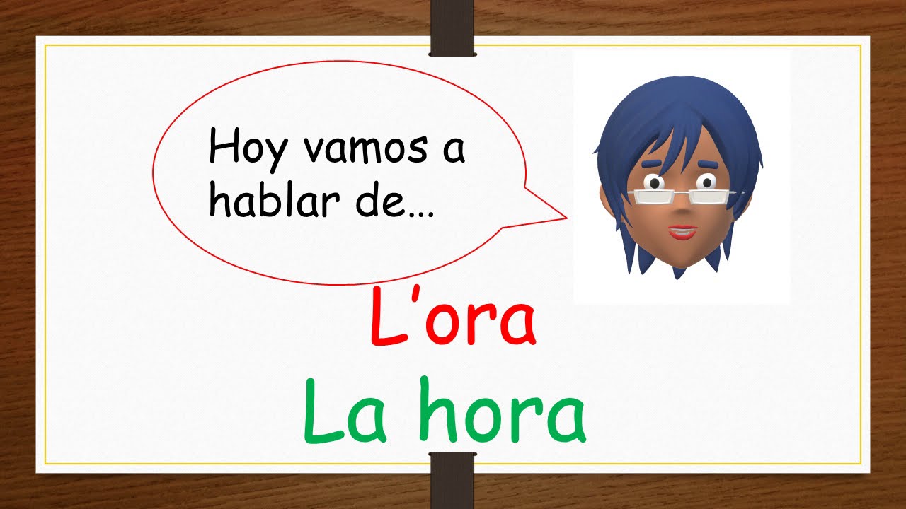 Lección de Italiano #7 L' ora