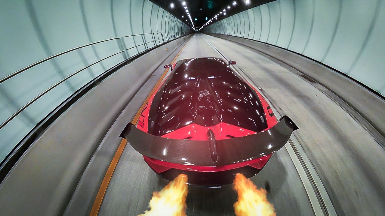 DERRUBEI O TUNEL EM MIAMI com a AVENTADOR SVJ e ISSO ACONTECEU...