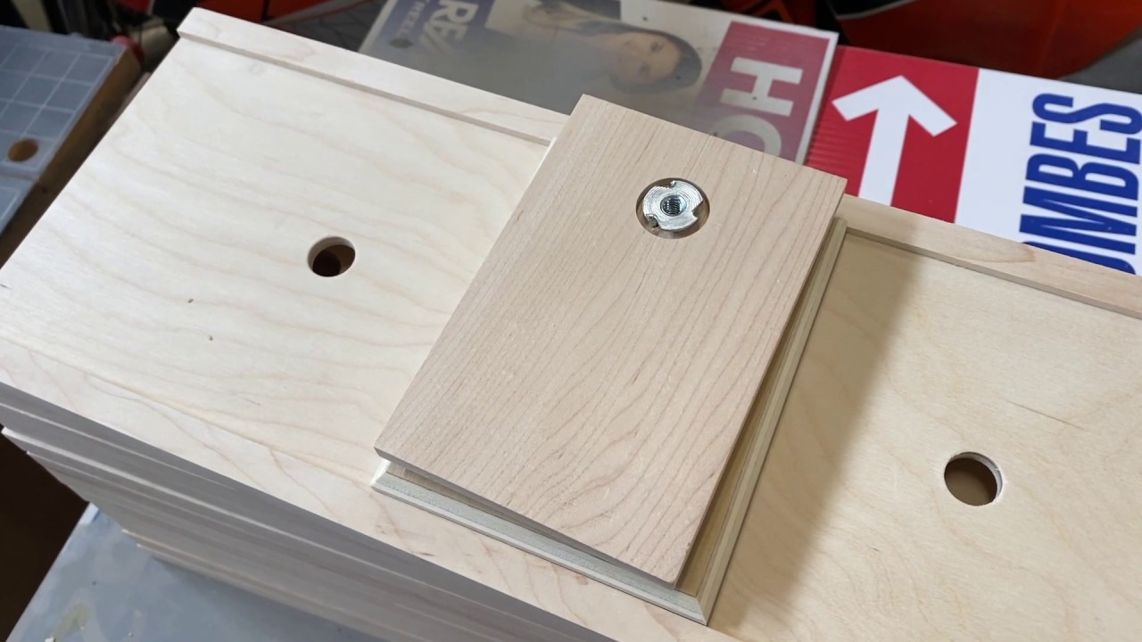 T Nut Installation for sketch easels