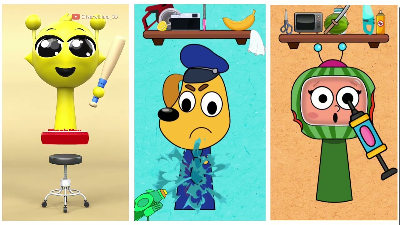 Ohh No!! Help Sprunki Gumball 🆚 Sheriff Labrador 🆚 Cocomelon Please | Incredibox Sprunki Animation