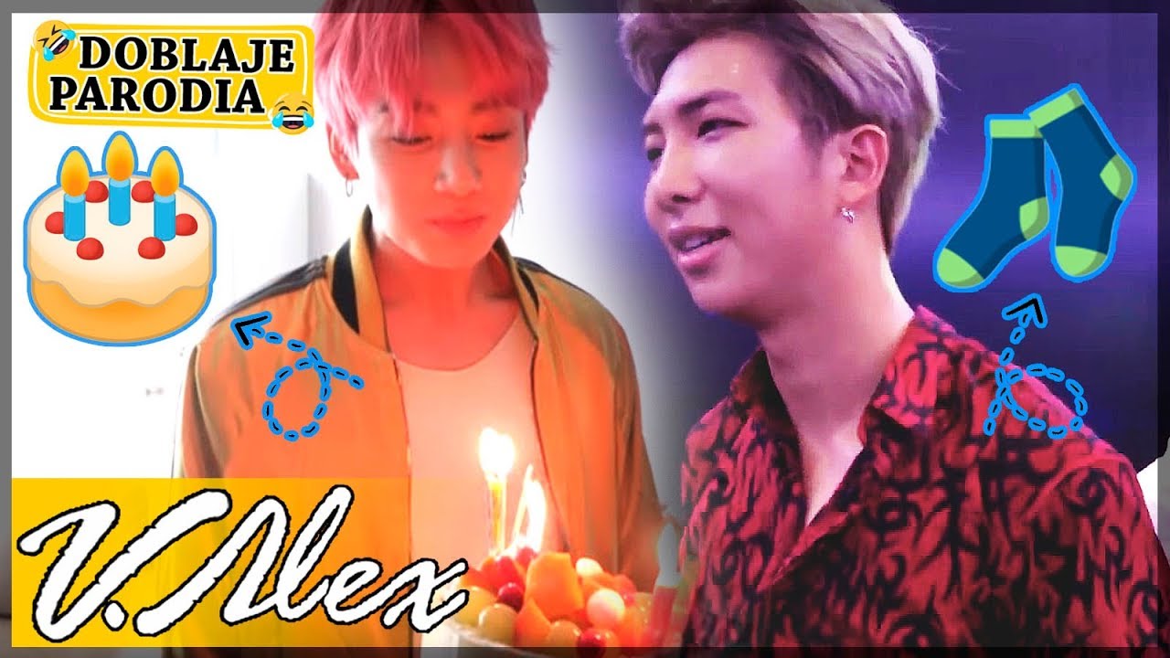 BTS - Jungkook Fiesta Sorpresa Y ¿RM Molesto? | (Doblaje Parodia) | V.Alex