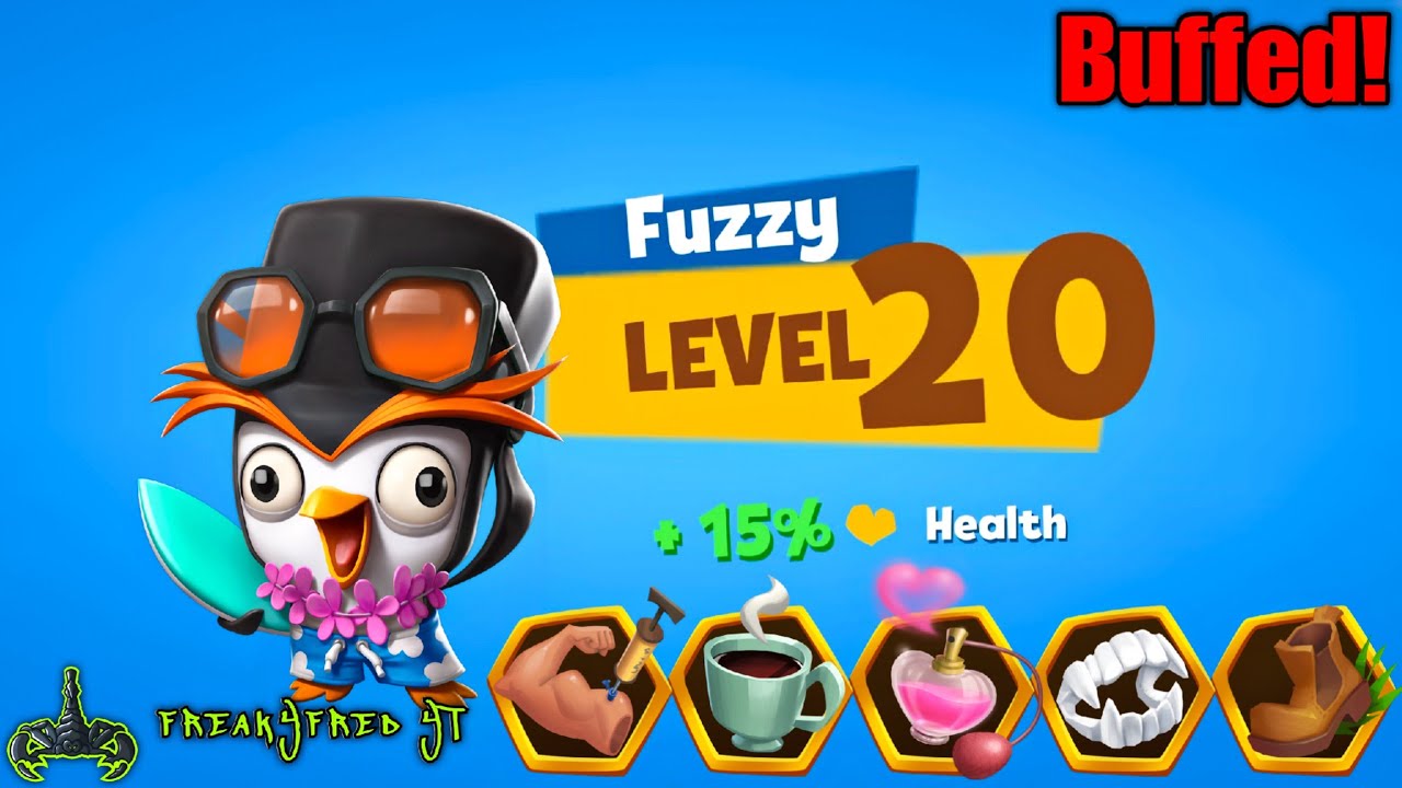 Fuzzy Is Insane Now! (Buffed!) Level 20 Summer Fuzzy!! #zooba #gameplay