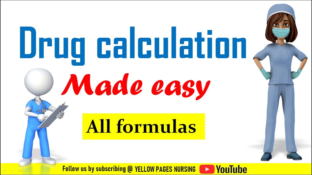 Расчет лекарств стал проще с помощью 4 простых формул | Советы и рекомендации по подготовке к экз...