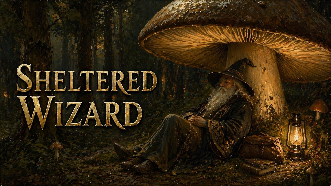 Celtic Forest Ambience – Resting Wizard Beneath a Giant Mushroom (Relaxing Fantasy Music)