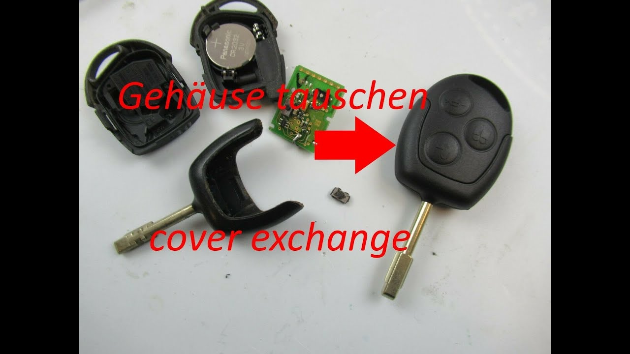 Ford Cougar Connect Escort Fiesta Focus Fusion Mondeo Puma Fernbedienung 3 Taste cover exschange