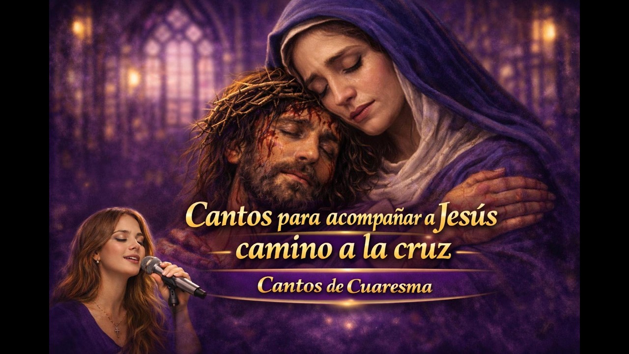 ✝️ Cantos para acompañar a Jesús en la Cruz. Cantos de Cuaresma 2026 | Cantemos juntos este camino.