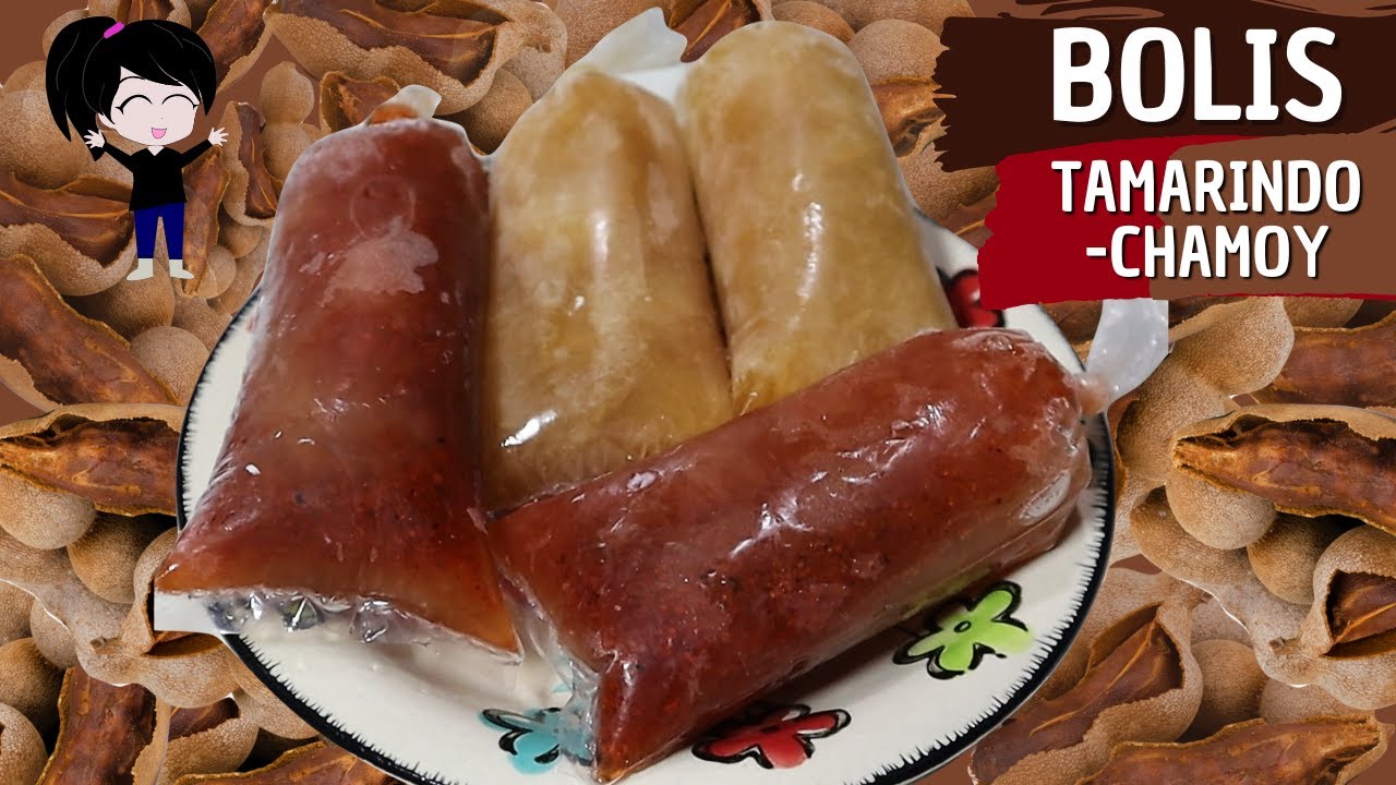 bolis o hielitos de tamarindo y tamarindo con chile